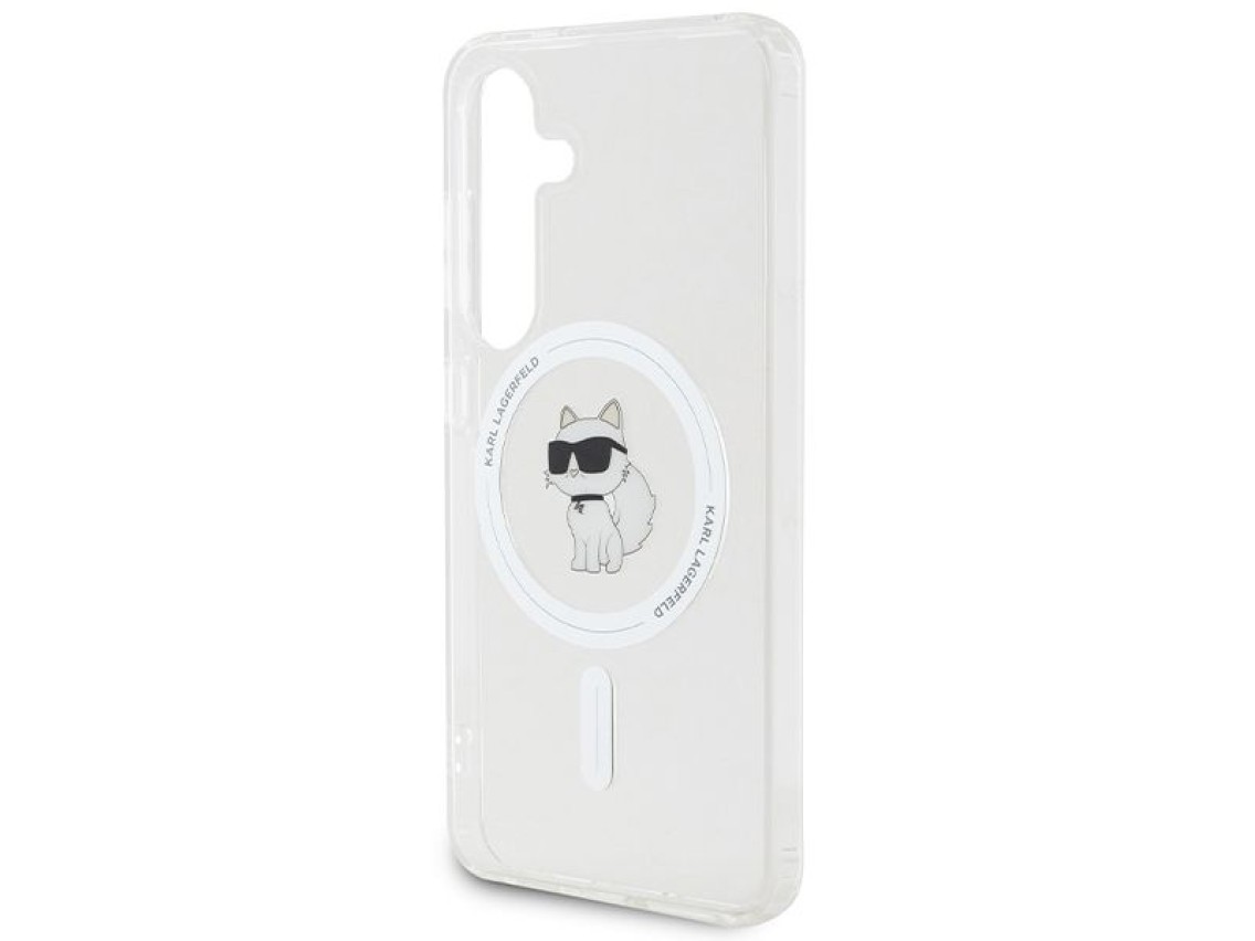 Capa Karl Lagerfeld IML Choupette MagSafe para Samsung Galaxy S24 - transparente