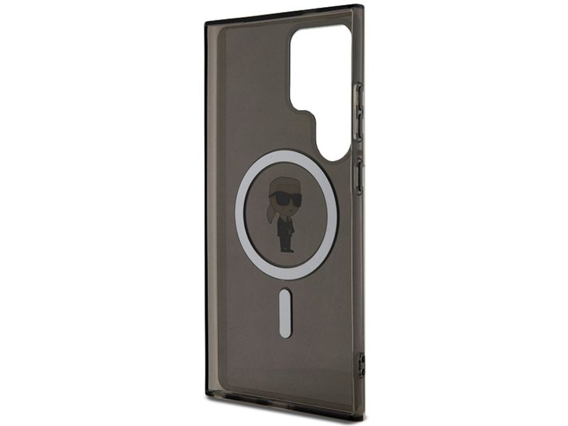 Karl Lagerfeld IML Ikonik MagSafe Case for Samsung Galaxy S24 Ultra - Black