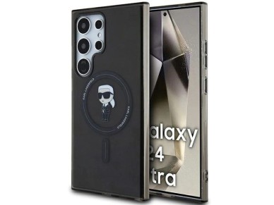 Karl Lagerfeld IML Ikonik MagSafe Case for Samsung Galaxy S24 Ultra - Black Karl Lagerfeld IML Ikonik MagSafe Case for Samsung Galaxy S24 Ultra - Black