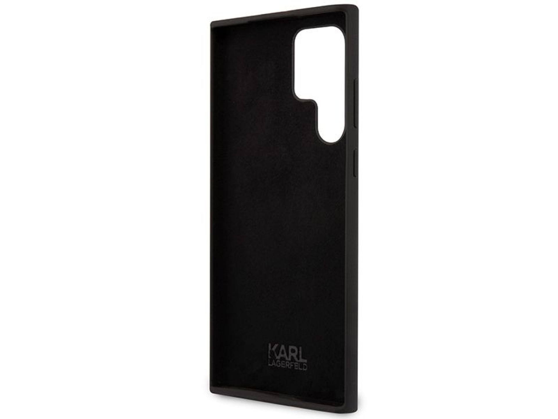 Capa de silicone Karl Lagerfeld Choupette para Samsung Galaxy S24 Ultra - preta