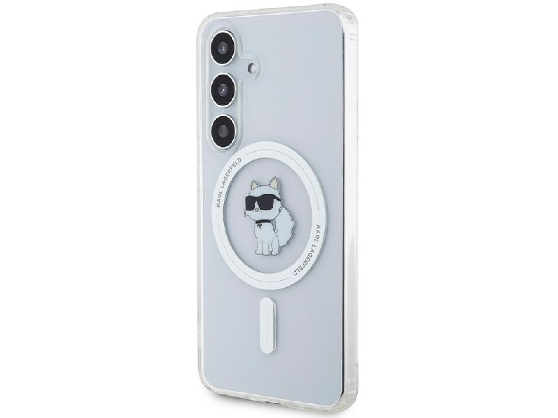 Capa Karl Lagerfeld IML Choupette MagSafe para Samsung Galaxy S24 - transparente