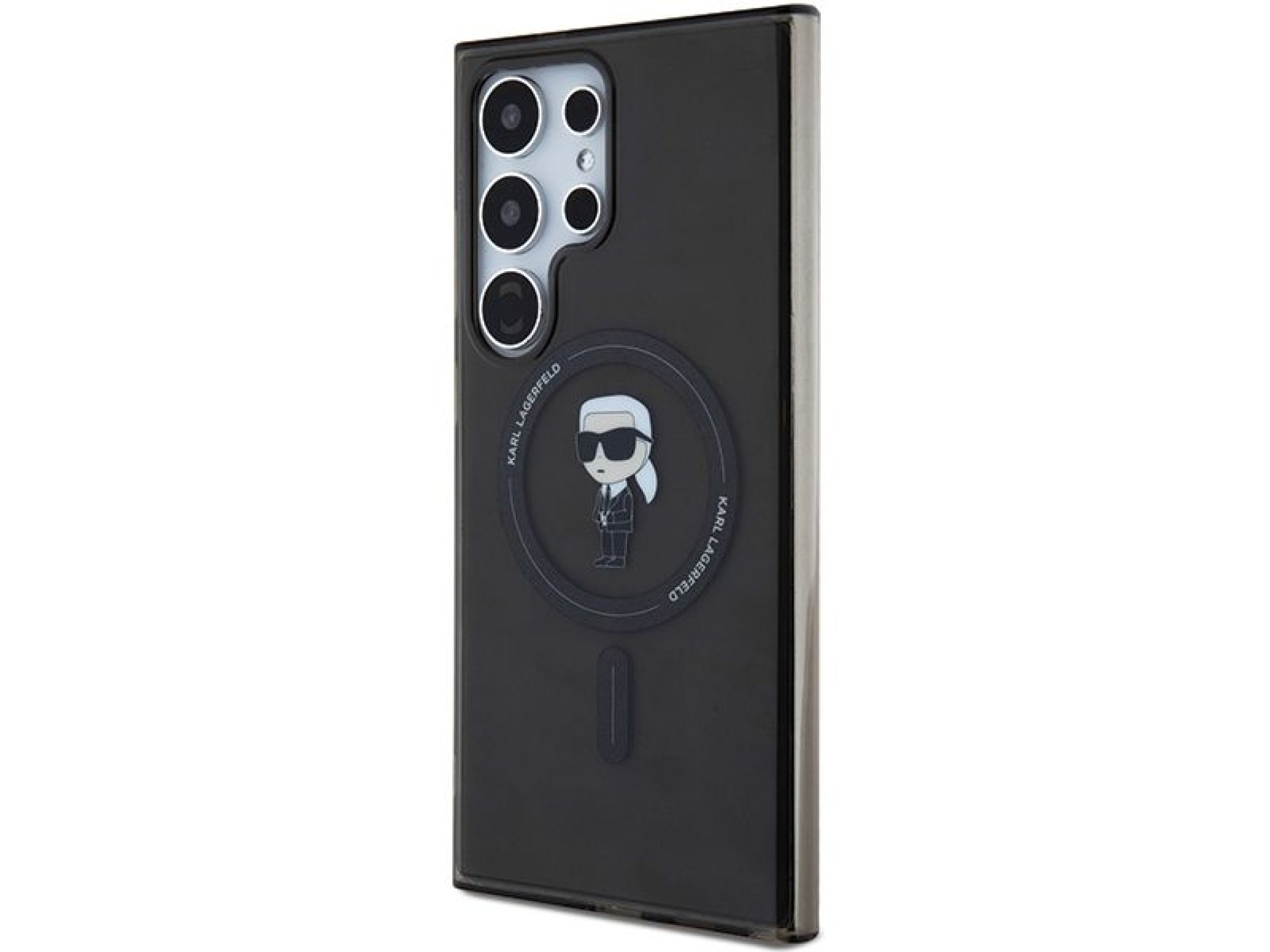 Karl Lagerfeld IML Ikonik MagSafe Case for Samsung Galaxy S24 Ultra - Black