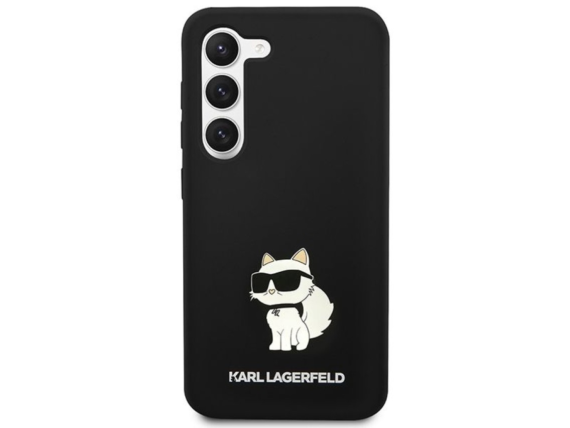 Karl Lagerfeld Silicone Choupette case for Samsung Galaxy S24+ - black