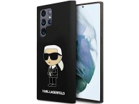 Karl Lagerfeld Silicone Ikonik case for Samsung Galaxy S24 Ultra - black