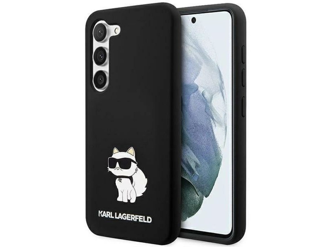Karl Lagerfeld Silicone Choupette case for Samsung Galaxy S24+ - black