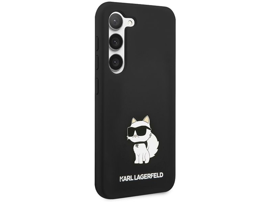 Karl Lagerfeld Silicone Choupette case for Samsung Galaxy S24+ - black