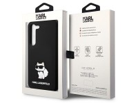 Karl Lagerfeld Silicone Choupette case for Samsung Galaxy S24+ - black Karl Lagerfeld Silicone Choupette case for Samsung Galaxy S24+ - black