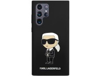 Karl Lagerfeld Silicone Ikonik case for Samsung Galaxy S24 Ultra - black