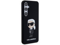 Capa de silicone Karl Lagerfeld Ikonik para Samsung Galaxy S24+ - preta Capa de silicone Karl Lagerfeld Ikonik para Samsung Galaxy S24+ - preta