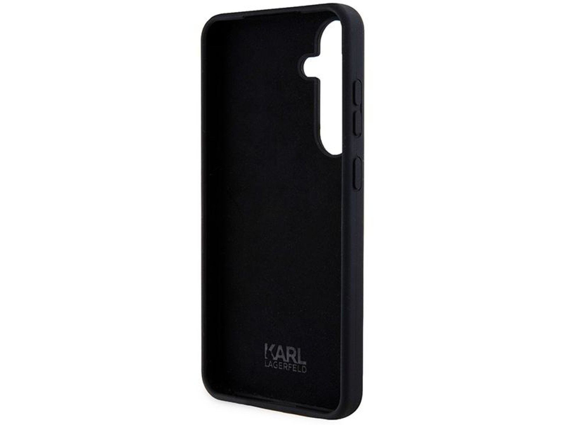 Capa de silicone Karl Lagerfeld Ikonik para Samsung Galaxy S24+ - preta