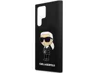 Karl Lagerfeld Silicone Ikonik case for Samsung Galaxy S24 Ultra - black