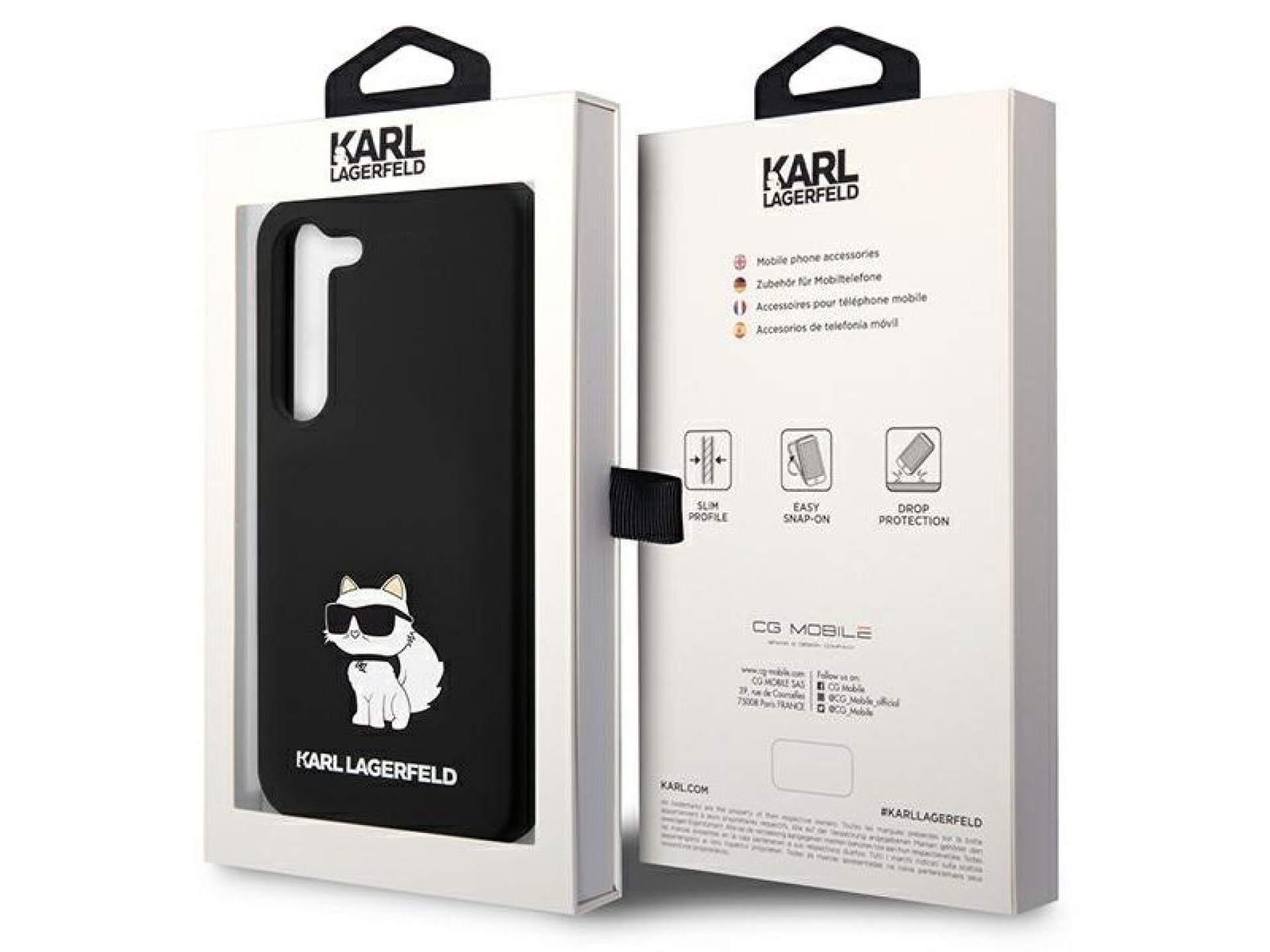 Karl Lagerfeld Silicone Choupette case for Samsung Galaxy S24 - black
