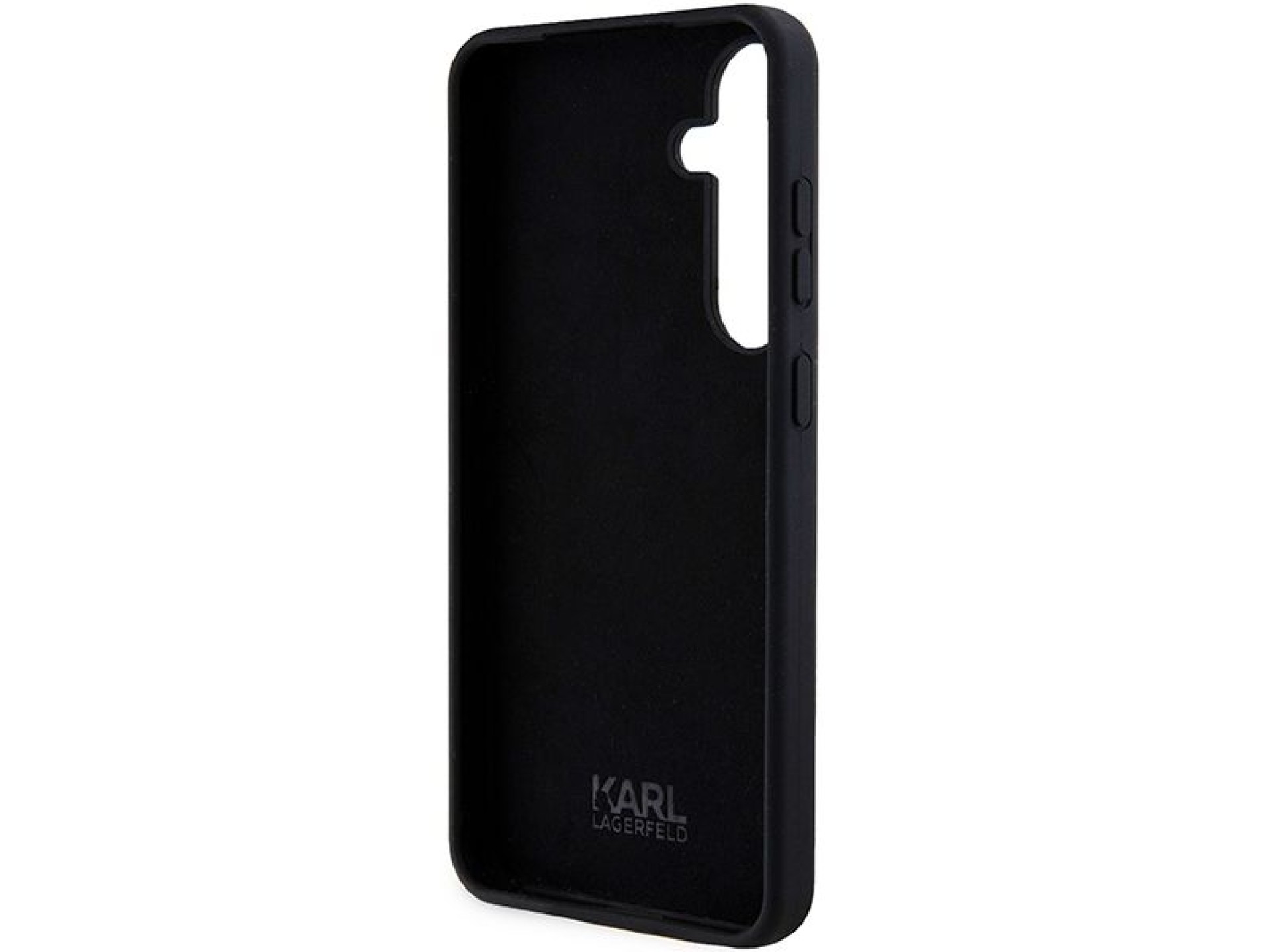 Capa de silicone Karl Lagerfeld Ikonik para Samsung Galaxy S24 - preta