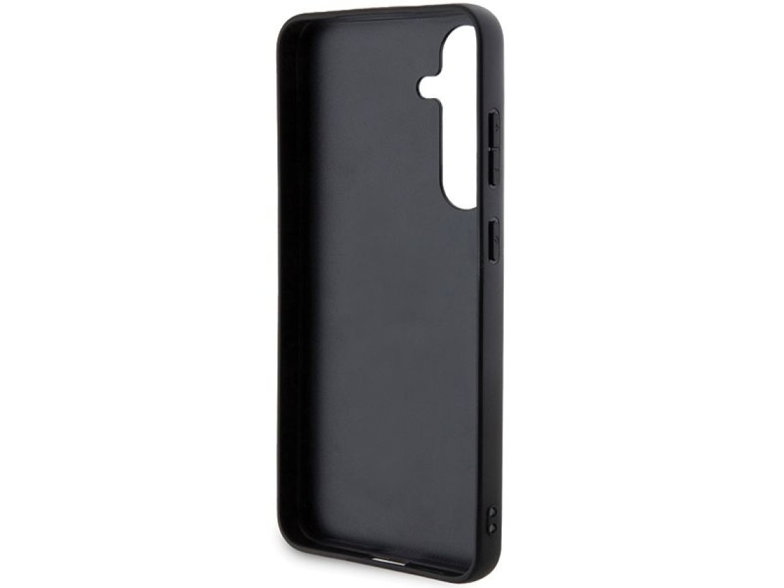 Karl Lagerfeld KLHCS24SPSAKCMPK S24 S921 hardcase black/black Saffiano Karl & Choupette Metal Pin