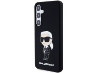 Capa de silicone Karl Lagerfeld Ikonik para Samsung Galaxy S24 - preta Capa de silicone Karl Lagerfeld Ikonik para Samsung Galaxy S24 - preta