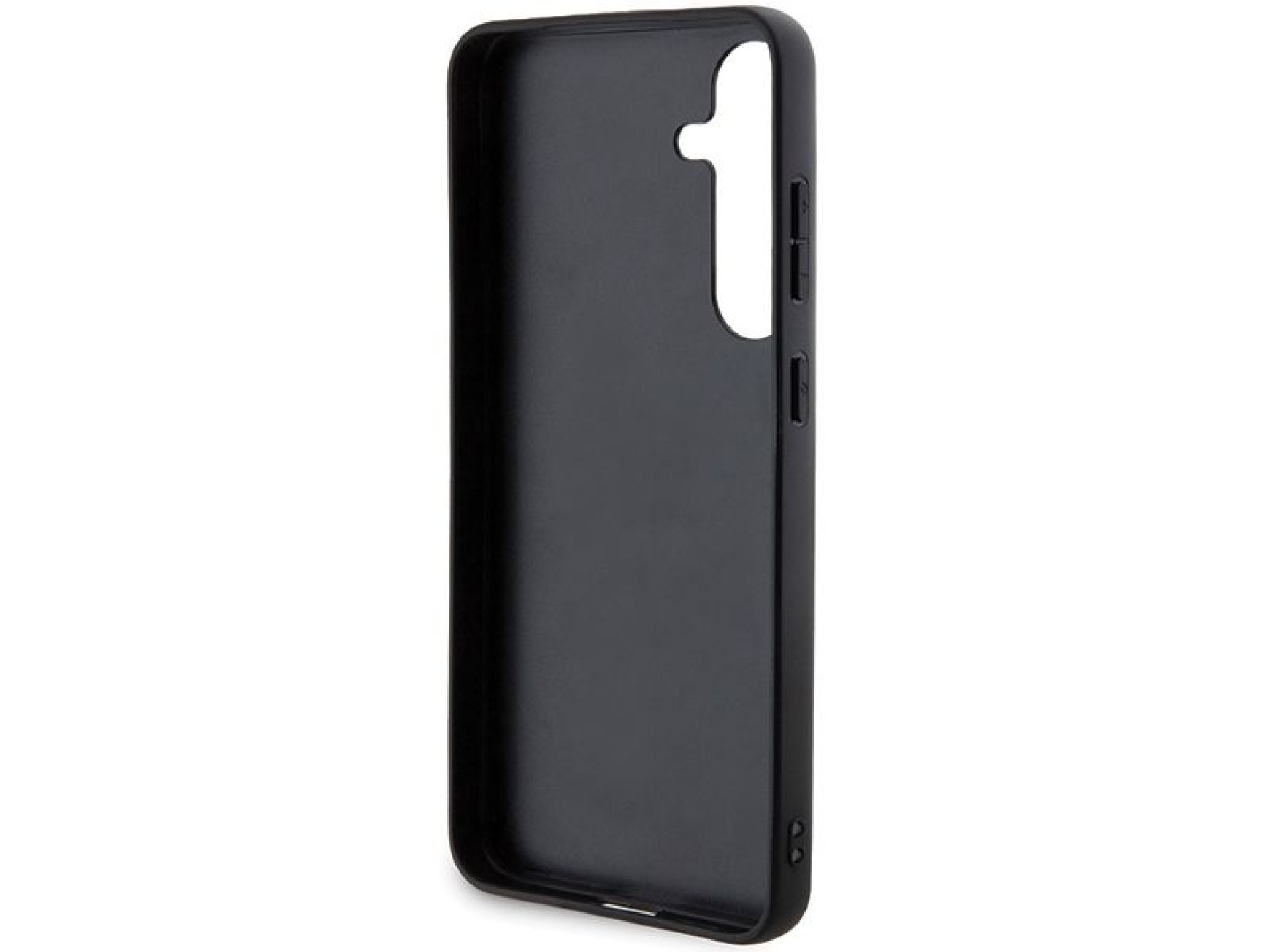Karl Lagerfeld KLHCS24SPSAKCMPK S24 S921 hardcase black/black Saffiano Karl & Choupette Metal Pin