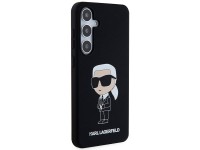 Capa de silicone Karl Lagerfeld Ikonik para Samsung Galaxy S24 - preta Capa de silicone Karl Lagerfeld Ikonik para Samsung Galaxy S24 - preta