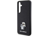 Karl Lagerfeld KLHCS24SPSAKCMPK S24 S921 hardcase black/black Saffiano Karl & Choupette Metal Pin Karl Lagerfeld KLHCS24SPSAKCMPK S24 S921 hardcase black/black Saffiano Karl & Choupette Metal Pin