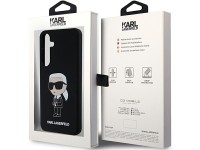 Capa de silicone Karl Lagerfeld Ikonik para Samsung Galaxy S24 - preta Capa de silicone Karl Lagerfeld Ikonik para Samsung Galaxy S24 - preta