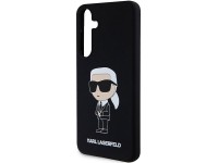 Capa de silicone Karl Lagerfeld Ikonik para Samsung Galaxy S24 - preta Capa de silicone Karl Lagerfeld Ikonik para Samsung Galaxy S24 - preta