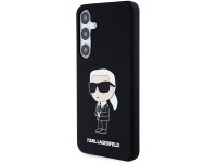 Capa de silicone Karl Lagerfeld Ikonik para Samsung Galaxy S24+ - preta Capa de silicone Karl Lagerfeld Ikonik para Samsung Galaxy S24+ - preta