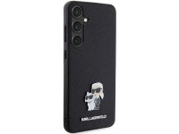 Karl Lagerfeld KLHCS24SPSAKCMPK S24 S921 hardcase black/black Saffiano Karl & Choupette Metal Pin Karl Lagerfeld KLHCS24SPSAKCMPK S24 S921 hardcase black/black Saffiano Karl & Choupette Metal Pin