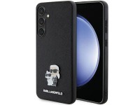 Karl Lagerfeld KLHCS24SPSAKCMPK S24 S921 hardcase black/black Saffiano Karl & Choupette Metal Pin Karl Lagerfeld KLHCS24SPSAKCMPK S24 S921 hardcase black/black Saffiano Karl & Choupette Metal Pin