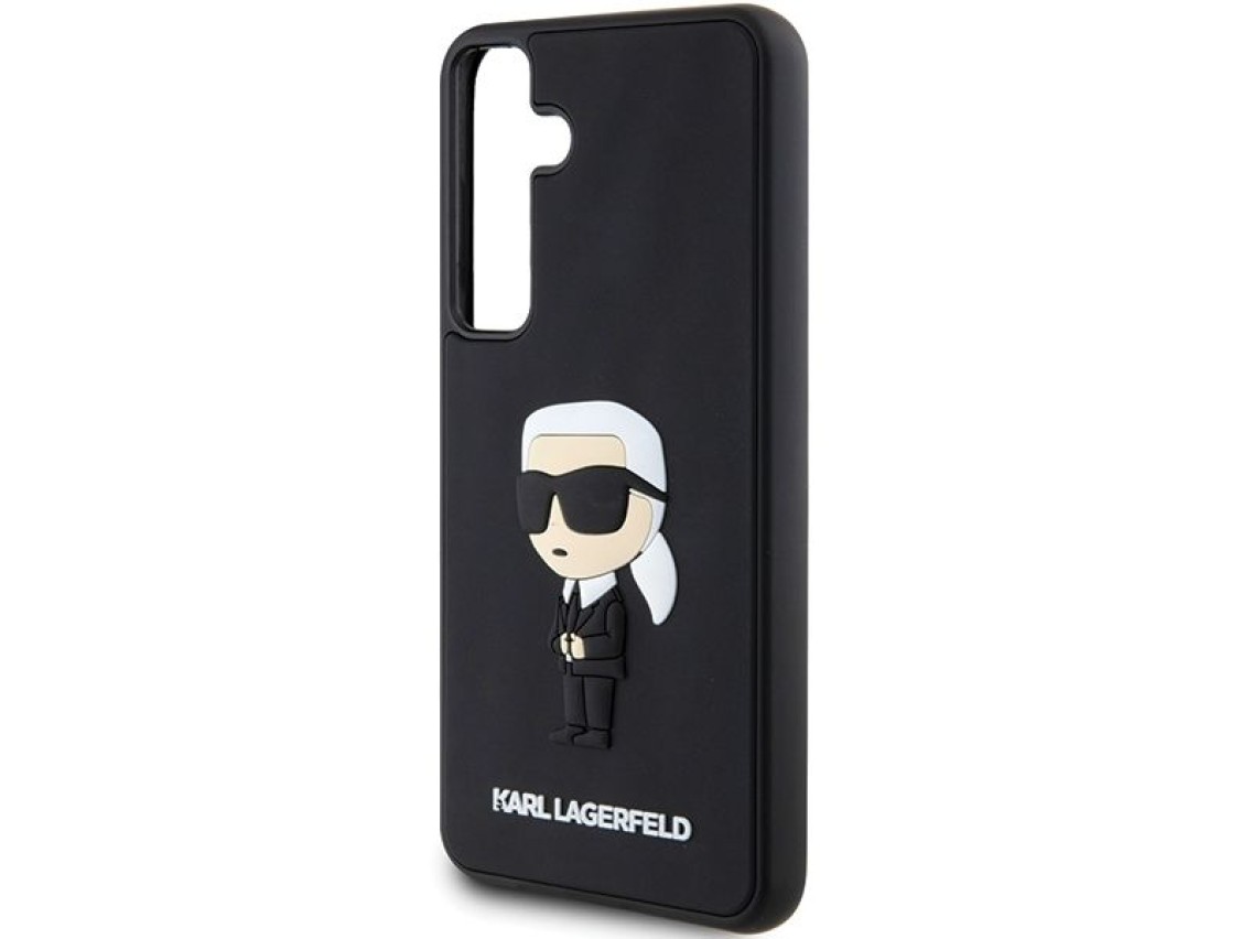 Karl Lagerfeld 3D Rubber Ikonik case for Samsung Galaxy S24 - black