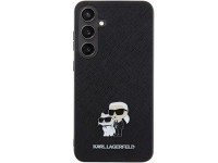 Karl Lagerfeld KLHCS24SPSAKCMPK S24 S921 hardcase black/black Saffiano Karl & Choupette Metal Pin Karl Lagerfeld KLHCS24SPSAKCMPK S24 S921 hardcase black/black Saffiano Karl & Choupette Metal Pin