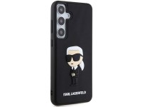 Karl Lagerfeld 3D Rubber Ikonik case for Samsung Galaxy S24 - black Karl Lagerfeld 3D Rubber Ikonik case for Samsung Galaxy S24 - black