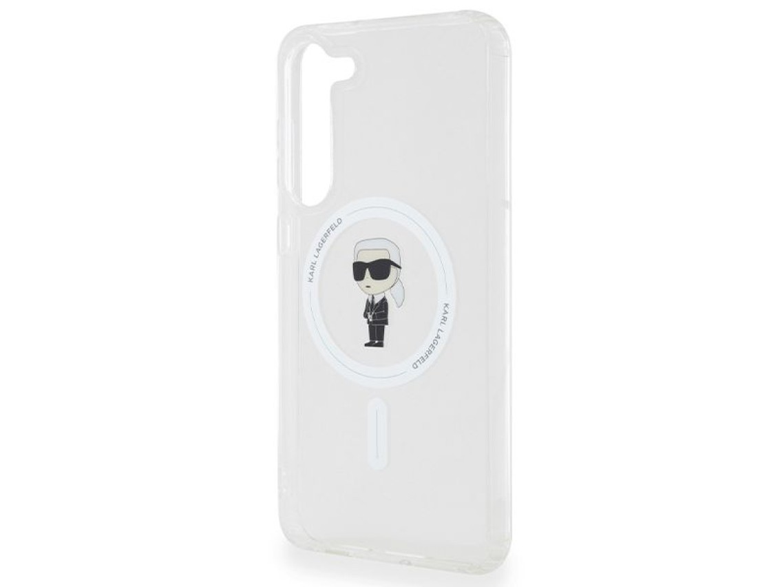 Capa Karl Lagerfeld IML Ikonik MagSafe para Samsung Galaxy S23+ - transparente