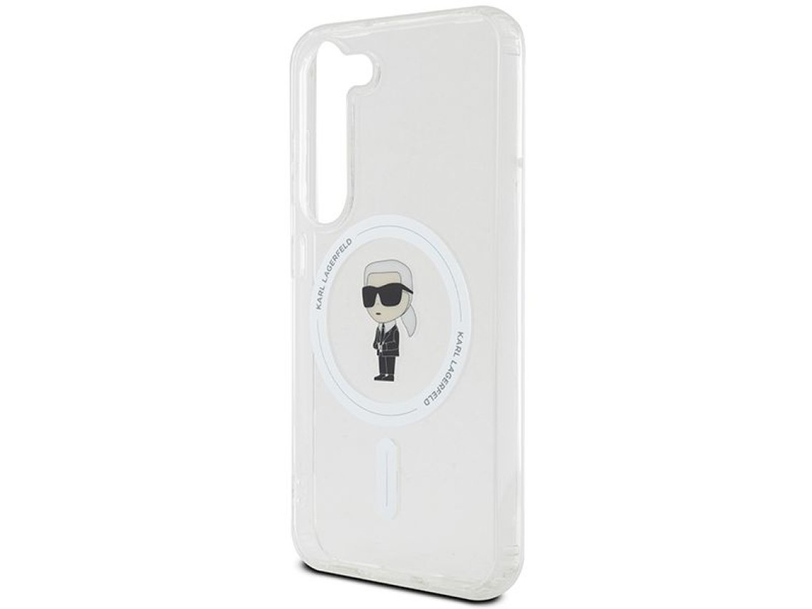 Karl Lagerfeld IML Ikonik MagSafe case for Samsung Galaxy S23 - transparent