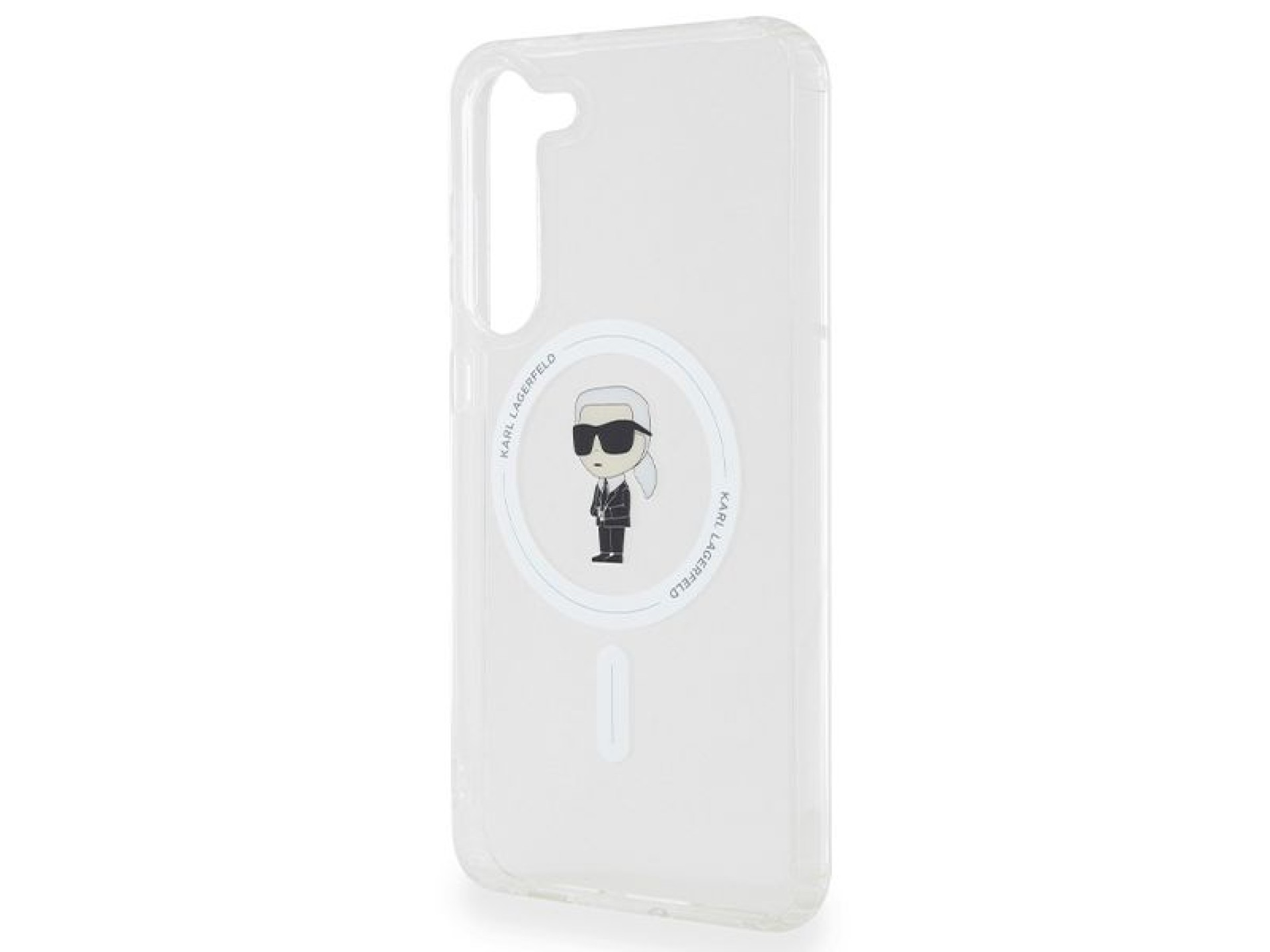 Capa Karl Lagerfeld IML Ikonik MagSafe para Samsung Galaxy S23+ - transparente