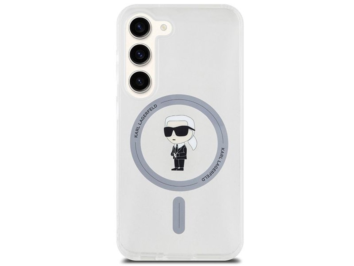 Karl Lagerfeld IML Ikonik MagSafe case for Samsung Galaxy S23 - transparent