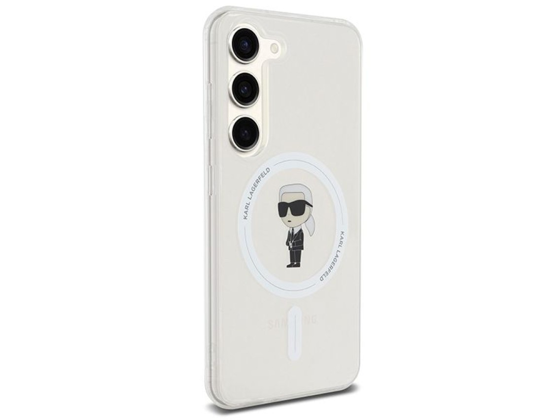 Karl Lagerfeld IML Ikonik MagSafe case for Samsung Galaxy S23 - transparent