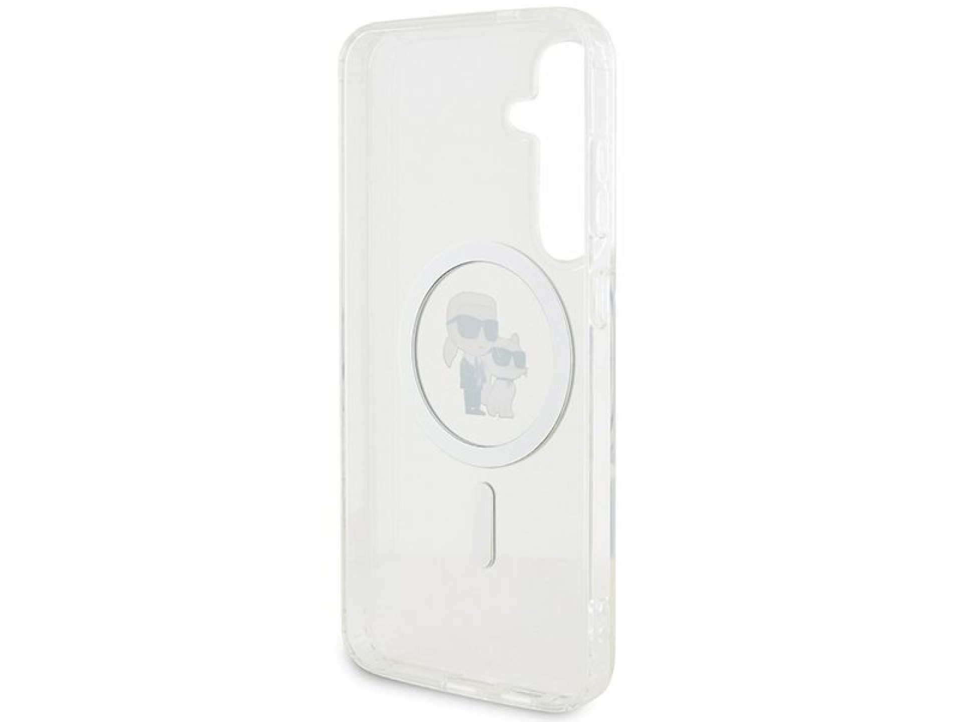 Funda Karl Lagerfeld IML Karl&Choupette MagSafe para Samsung Galaxy S24 - transparente