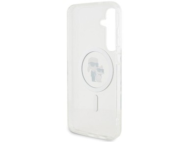 Karl Lagerfeld IML Karl&Choupette MagSafe case for Samsung Galaxy S24 - transparent Karl Lagerfeld IML Karl&Choupette MagSafe case for Samsung Galaxy S24 - transparent