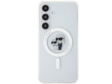 Karl Lagerfeld IML Karl&Choupette MagSafe case for Samsung Galaxy S24 - transparent Karl Lagerfeld IML Karl&Choupette MagSafe case for Samsung Galaxy S24 - transparent