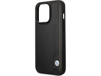 Case BMW BMHCP14X22RBDK iPhone 14 Pro Max 6.7" black/black hardcase Leather Blue Dots Case BMW BMHCP14X22RBDK iPhone 14 Pro Max 6.7" black/black hardcase Leather Blue Dots