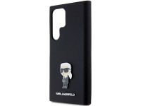 Karl Lagerfeld Silicone Ikonik Metal Pin case for Samsung Galaxy S23 Ultra - black Karl Lagerfeld Silicone Ikonik Metal Pin case for Samsung Galaxy S23 Ultra - black