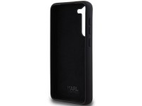 Karl Lagerfeld Silicone Karl&Choupette Metal Pin case for Samsung Galaxy S23+ - black Karl Lagerfeld Silicone Karl&Choupette Metal Pin case for Samsung Galaxy S23+ - black