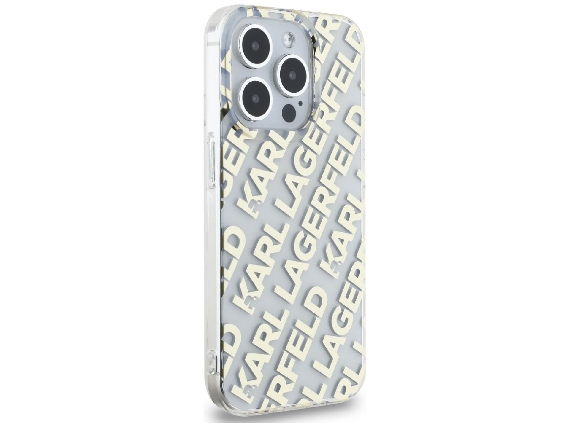 Karl Lagerfeld IML Fullover Logo case for iPhone 15 Pro - gold