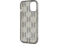 Funda Karl Lagerfeld IML Mono KL Pattern & Cord para iPhone 15 / 14 / 13 - negra Funda Karl Lagerfeld IML Mono KL Pattern & Cord para iPhone 15 / 14 / 13 - negra
