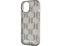 Funda Karl Lagerfeld IML Mono KL Pattern & Cord para iPhone 15 / 14 / 13 - negra Funda Karl Lagerfeld IML Mono KL Pattern & Cord para iPhone 15 / 14 / 13 - negra