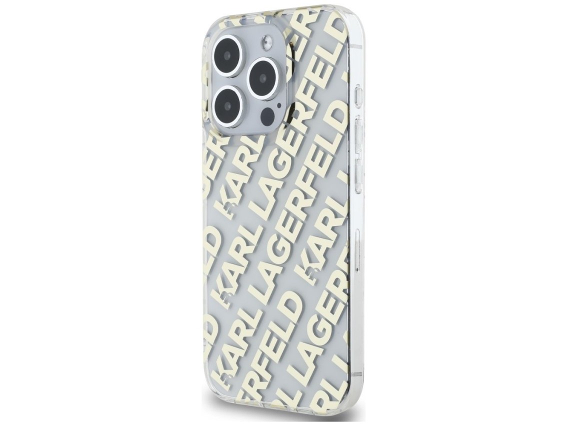 Karl Lagerfeld IML Fullover Logo case for iPhone 15 Pro Max - gold
