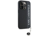 Funda Karl Lagerfeld Saffiano Rhinestones & Charm para iPhone 15 Pro Max - negra Funda Karl Lagerfeld Saffiano Rhinestones & Charm para iPhone 15 Pro Max - negra