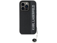 Funda Karl Lagerfeld Saffiano Rhinestones & Charm para iPhone 15 Pro Max - negra Funda Karl Lagerfeld Saffiano Rhinestones & Charm para iPhone 15 Pro Max - negra