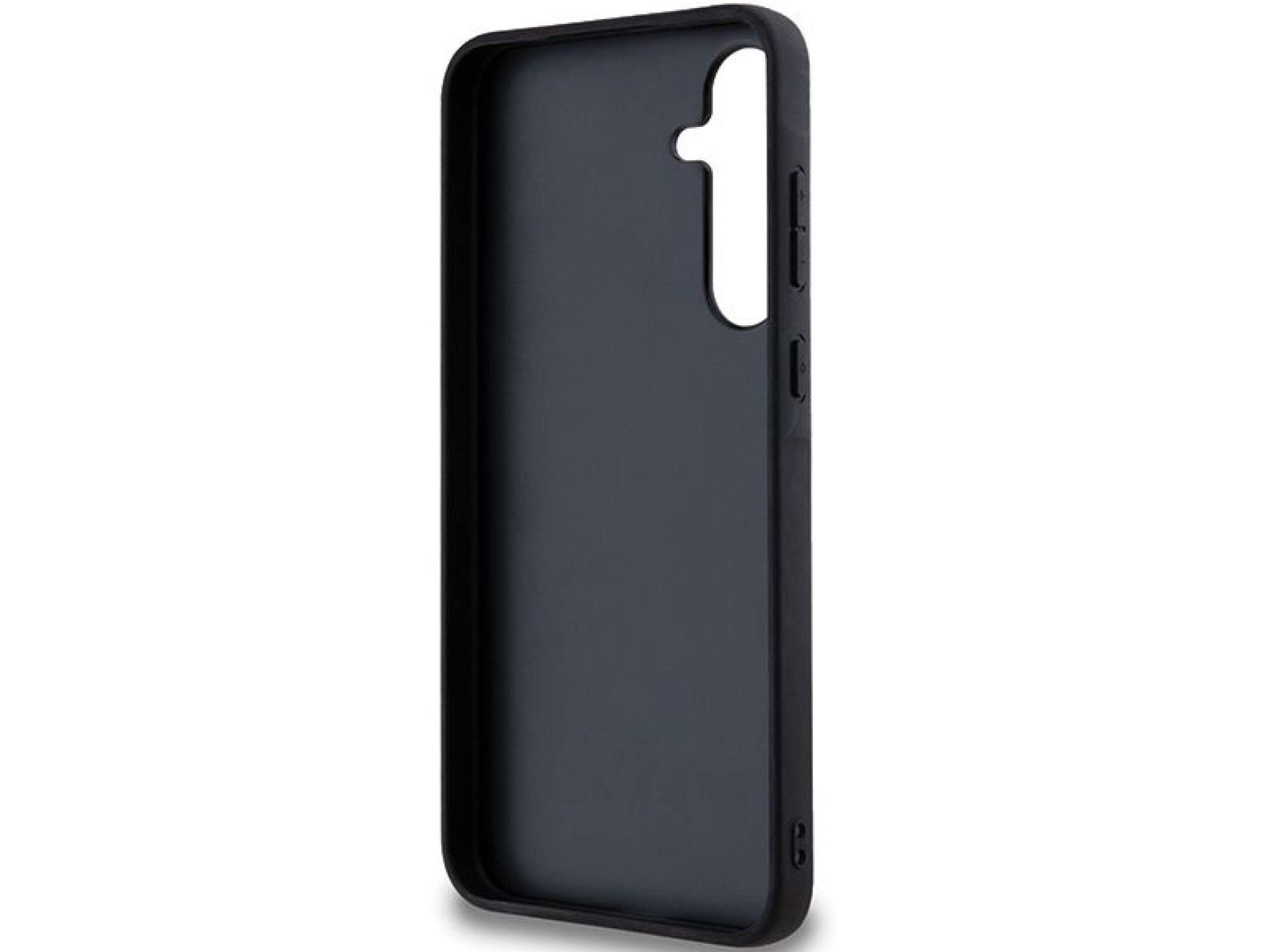 Funda con pin metálico y logo Ikonik fijo con purpurina de Karl Lagerfeld para Samsung Galaxy A30 -