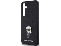 Funda con pin metálico y logo Ikonik fijo con purpurina de Karl Lagerfeld para Samsung Galaxy A30 - Funda con pin metálico y logo Ikonik fijo con purpurina de Karl Lagerfeld para Samsung Galaxy A30 -