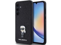Funda con pin metálico y logo Ikonik fijo con purpurina de Karl Lagerfeld para Samsung Galaxy A30 - Funda con pin metálico y logo Ikonik fijo con purpurina de Karl Lagerfeld para Samsung Galaxy A30 -